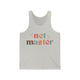 Tank top with retro Net Master text design and sparkle accents