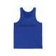 Unisex pickleball tank top with a simple lowercase typewriter-style "pickleball." wordmark