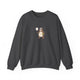 Bear Pickleball Crewneck Sweatshirt - Bear With Me, I'm Serving