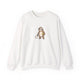 Sloth Pickleball Crewneck Sweatshirt - Saving Energy for Game Point