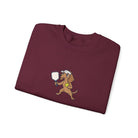 Dachshund pickleball crewneck sweatshirt, Short Legs, Long Rallies
