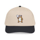 Embroidered Pickleball Bear Baseball Cap — Bear With Me, I'm Serving