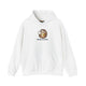 Hedgehog pickleball hoodie in White