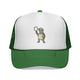 Pickleball turtle trucker hat in Green