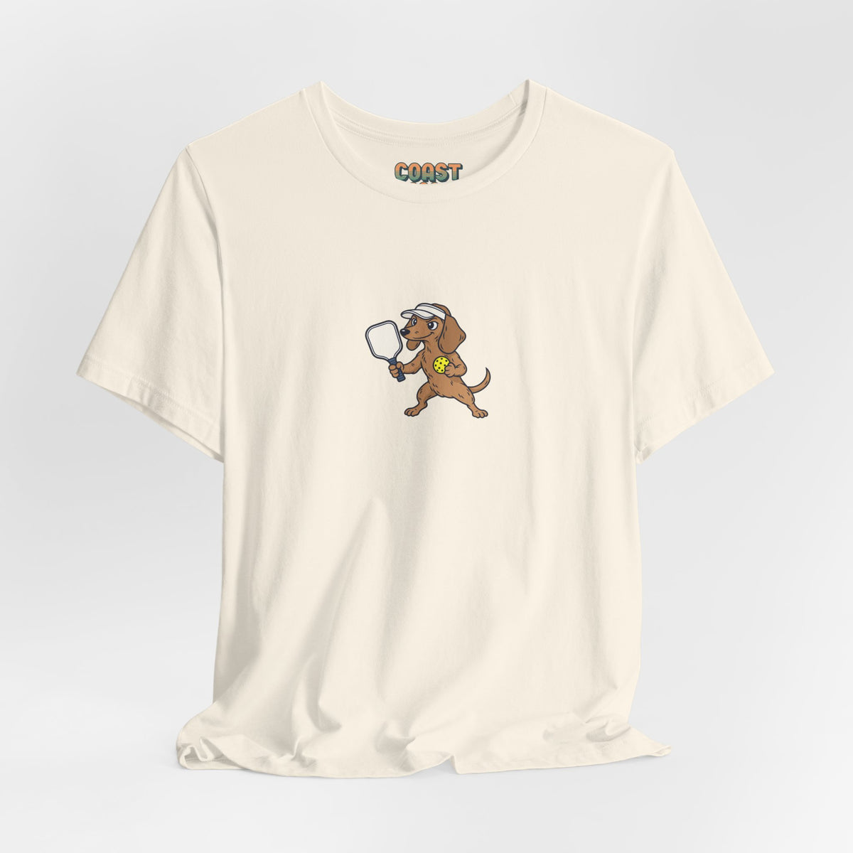 Dachshund pickleball t-shirt, Short Legs, Long Rallies