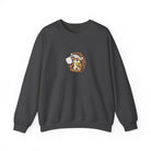 Hedgehog pickleball crewneck sweatshirt, Small Player, Full Commitment