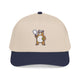 Embroidered Pickleball Bear Baseball Cap — Bear With Me, I'm Serving