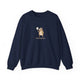 Funny Capybara Pickleball Crewneck Sweatshirt - No Rush, We Play to Eleven