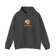 Hedgehog pickleball hoodie in Dark Heather