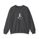 Funny Cat Pickleball Crewneck Sweatshirt - Interesting Line Call
