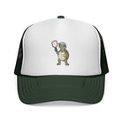 Pickleball turtle trucker hat in Dark Green, The Kitchen Can Wait