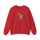 Funny Falcon Pickleball Crewneck Sweatshirt - I Saw Where It Landed
