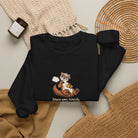 Otter pickleball crewneck sweatshirt, Between Games, Technically