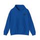 Royal blue hoodie with a small black PICKLEBALLER chest logo featuring crossed paddles