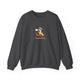 Otter pickleball crewneck sweatshirt in Dark Heather