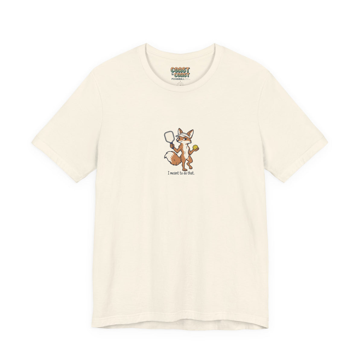 Fox pickleball t-shirt in Natural