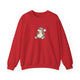 Hippo Pickleball Crewneck Sweatshirt - Big Energy at the Net