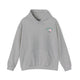 Sport grey hoodie with a small PICKLEBALLER chest logo featuring crossed pickleball paddles