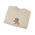 Dachshund pickleball crewneck sweatshirt, Short Legs, Long Rallies