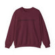 Maroon pickleball sweatshirt with a "pickleball is life." text design