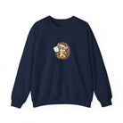 Hedgehog pickleball crewneck sweatshirt, Small Player, Full Commitment