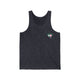 Tank top with a small PICKLEBALLER chest logo featuring crossed pickleball paddles