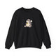 Hippo Pickleball Crewneck Sweatshirt - Big Energy at the Net