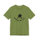 Heather Green pickleball t-shirt with a paddle and ball icon over "Happy Place" text
