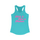 Women's Racerback Slim Fit Pickleball Tank | Dink it Like a Mother | Pink Wednesdays Collection