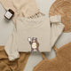 Bear pickleball crewneck sweatshirt in Sand, That Was My Gentle Serve