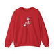 Flamingo Pickleball Crewneck Sweatshirt - Poised Until the Pop-Up