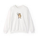 Capybara Pickleball Crewneck Sweatshirt - No Rush, We Play to Eleven