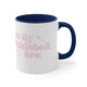 White mug with a Navy accent and "In My Pickleball Era" bubble text with sparkles