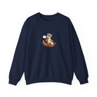 Otter pickleball crewneck sweatshirt in Navy