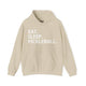 Sand hoodie with Eat. Sleep. Pickleball. text design