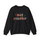 Black sweatshirt with retro Net Master text design and sparkle accents