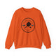 Orange pickleball sweatshirt with a circular Pickleball Bainbridge Island, WA 1965 badge logo