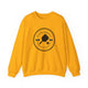 Gold pickleball sweatshirt with a circular Pickleball Bainbridge Island, WA 1965 badge logo