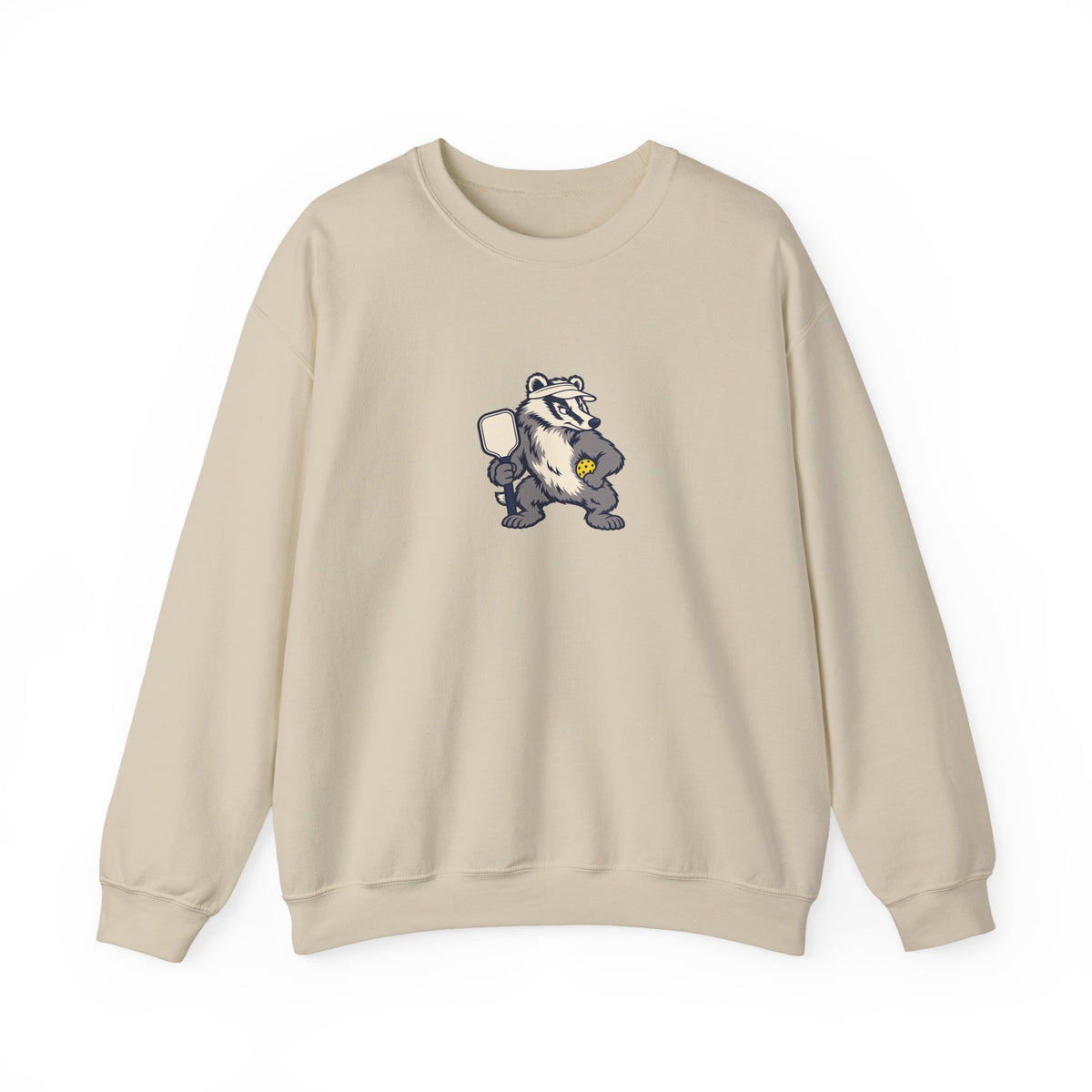 Badger pickleball crewneck sweatshirt in Sand