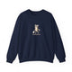 Funny Cat Pickleball Crewneck Sweatshirt - Interesting Line Call