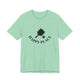 Heather Mint pickleball t-shirt with a paddle and ball icon over "Happy Place" text