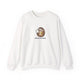 Funny Hedgehog Pickleball Crewneck Sweatshirt - Small Player, Full Commitment