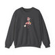 Flamingo Pickleball Crewneck Sweatshirt - Poised Until the Pop-Up