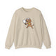 Dachshund Pickleball Crewneck Sweatshirt - Short Legs, Long Rallies