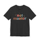 Dark grey heather t-shirt with retro Net Master text design and sparkle accents