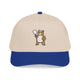 Embroidered Pickleball Bear Baseball Cap — Bear With Me, I'm Serving