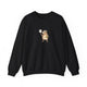 Capybara Pickleball Crewneck Sweatshirt - No Rush, We Play to Eleven