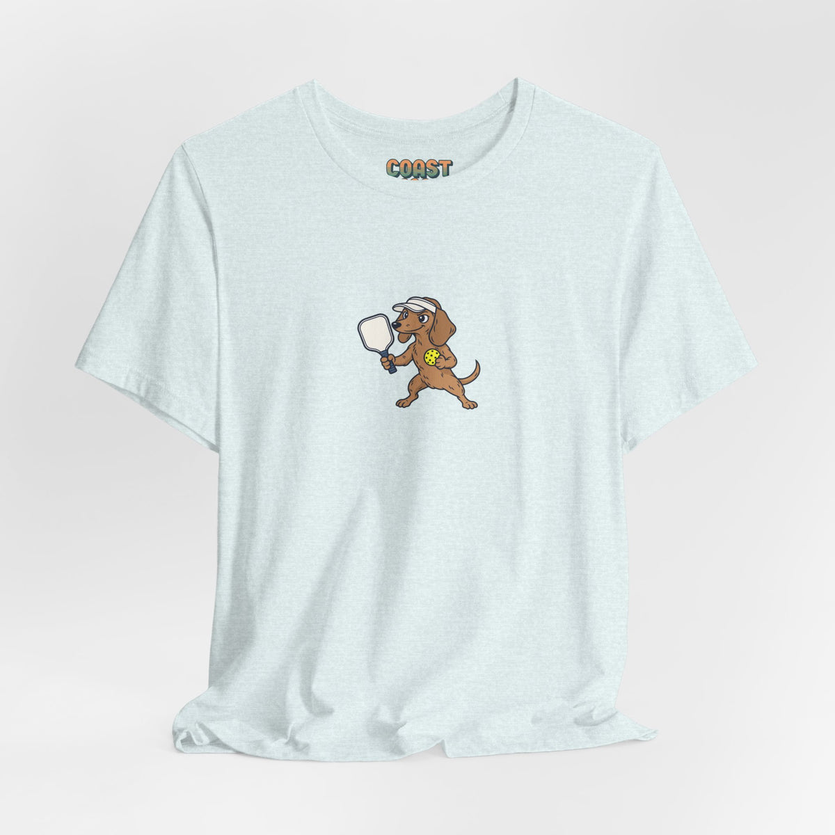 Dachshund pickleball t-shirt, Short Legs, Long Rallies
