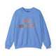 Carolina blue sweatshirt with retro Net Master text design and sparkle accents