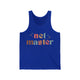 Tank top with retro Net Master text design and sparkle accents